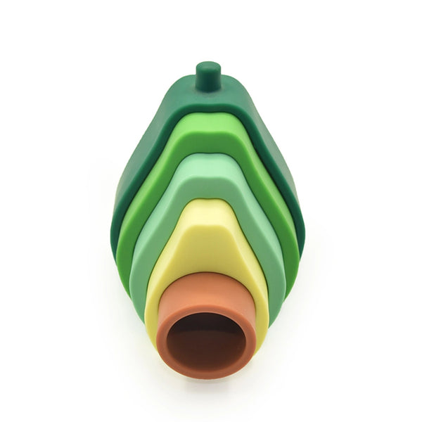 Avocado Silicone Baby Stacking Toy - DIGS