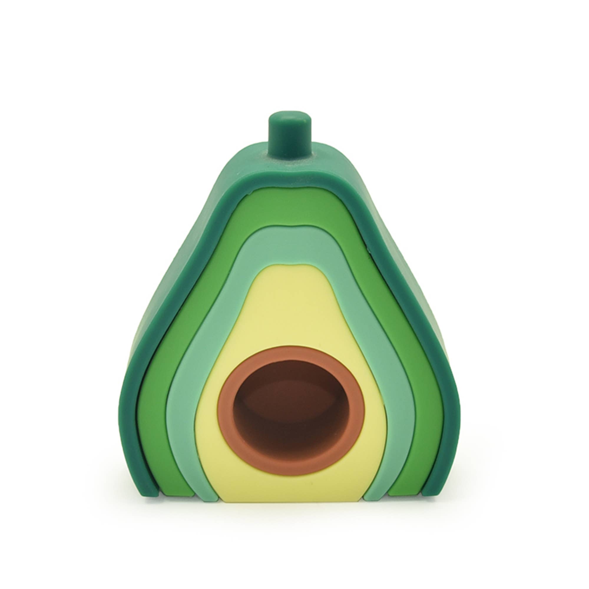 Avocado Silicone Baby Stacking Toy - DIGS