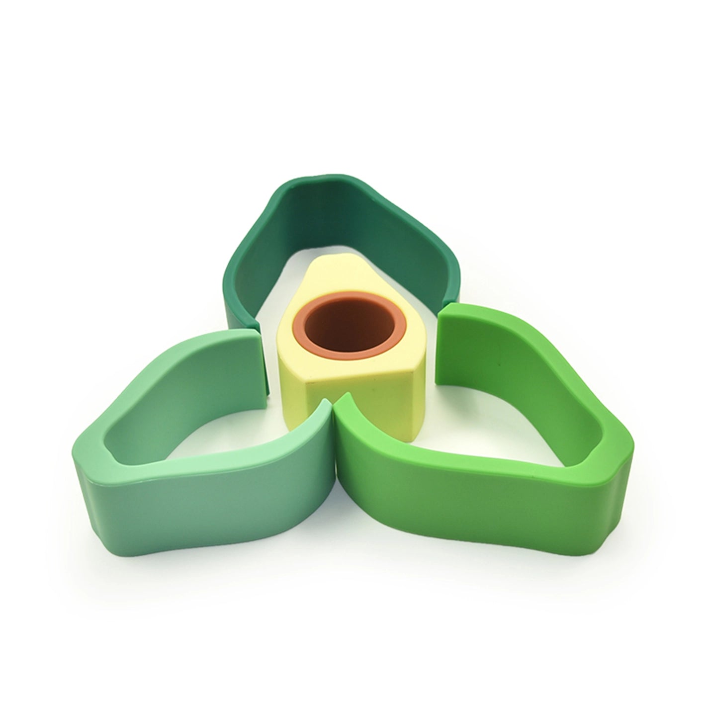 Avocado Silicone Baby Stacking Toy - DIGS