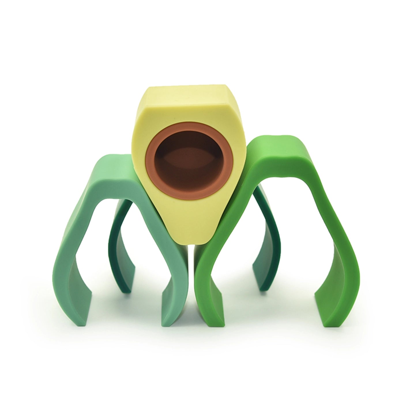 Avocado Silicone Baby Stacking Toy - DIGS