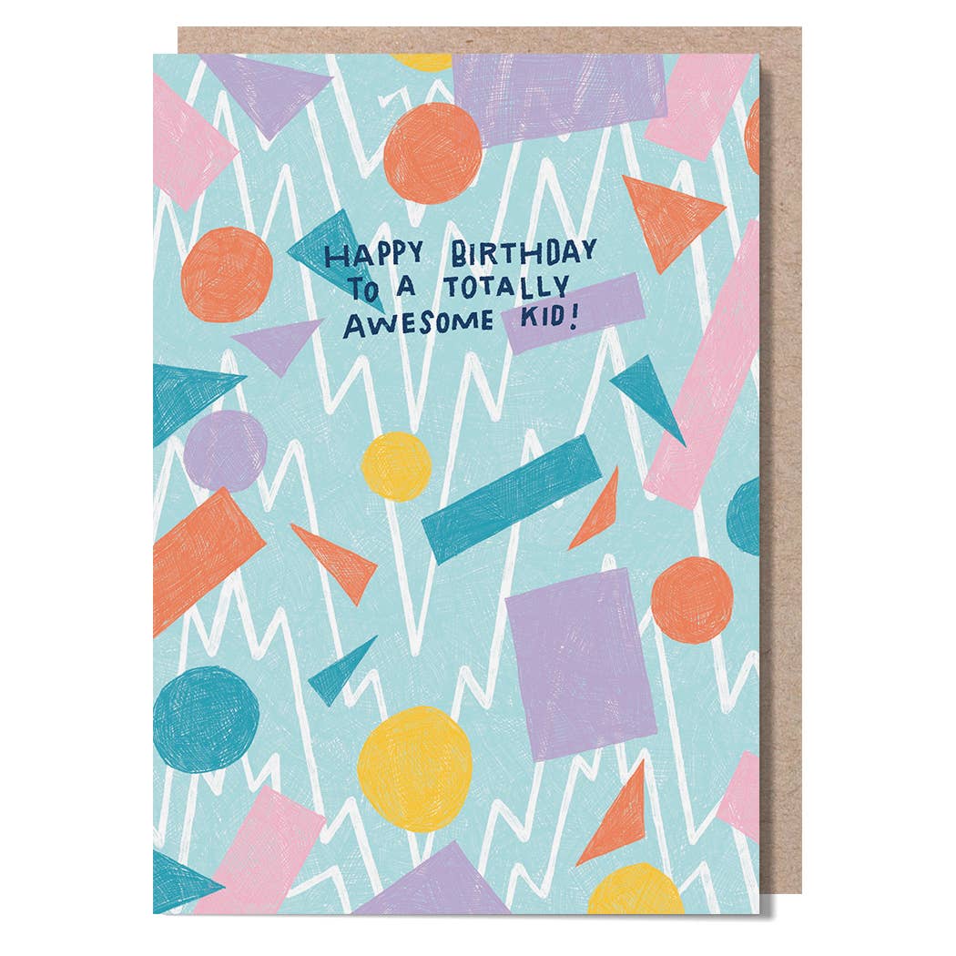 Awesome Kid Birthday Card - DIGS