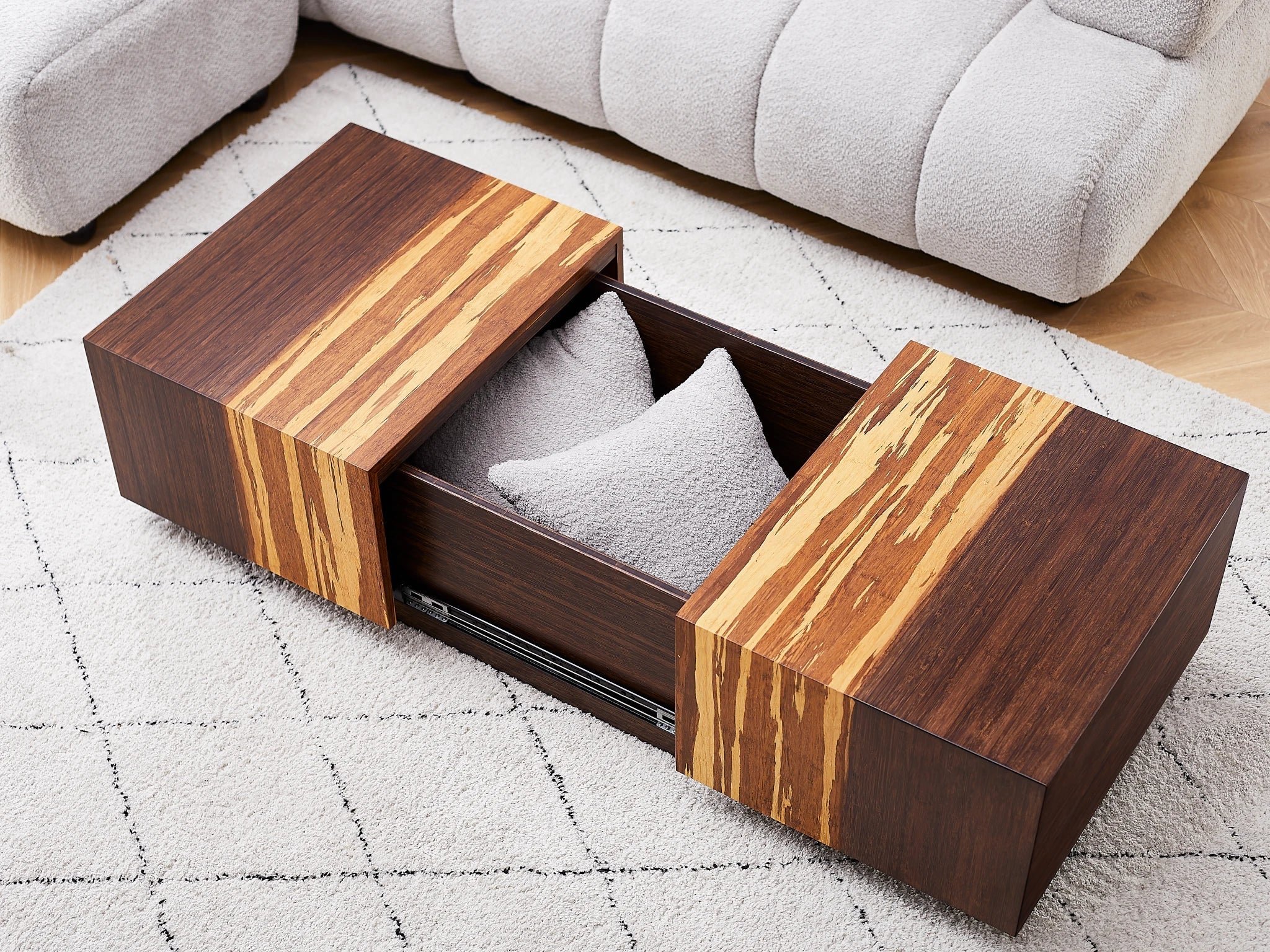 Azara Cube Rectangular Coffee Table - DIGS