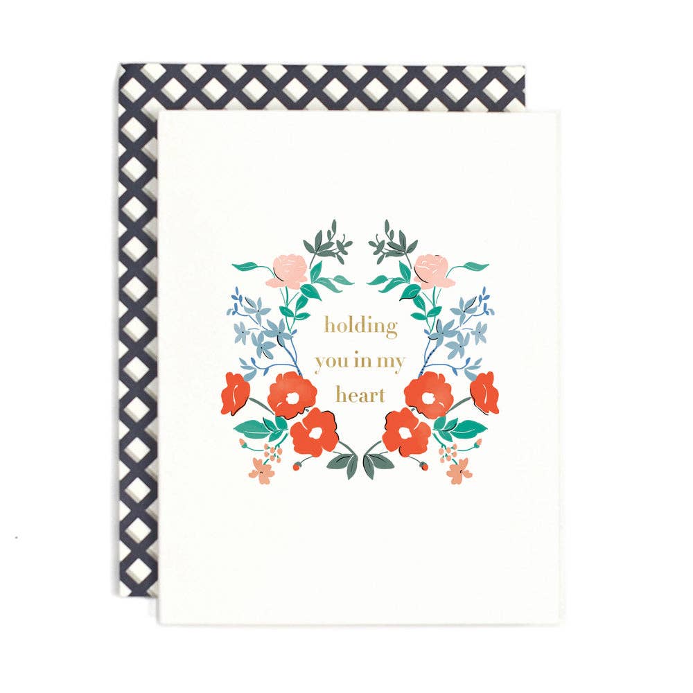 Holding You in My Heart Sympathy Card