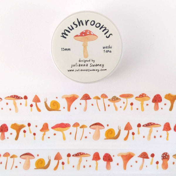 Mushrooms Washi Tape