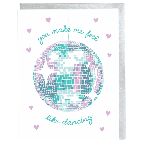 Disco Ball Love Card