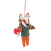 Frankie Foraging Fox Felt Ornament