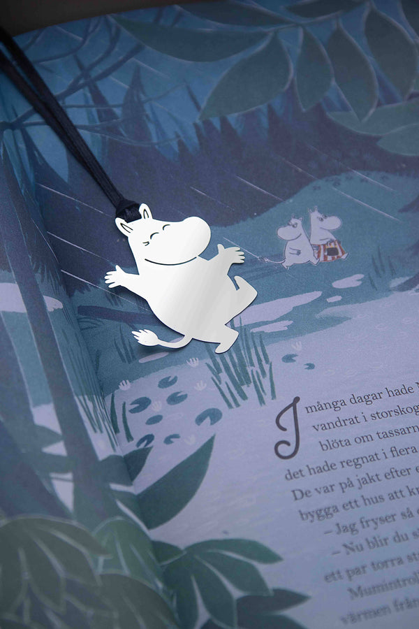 Blue Moomin Metal Bookmark