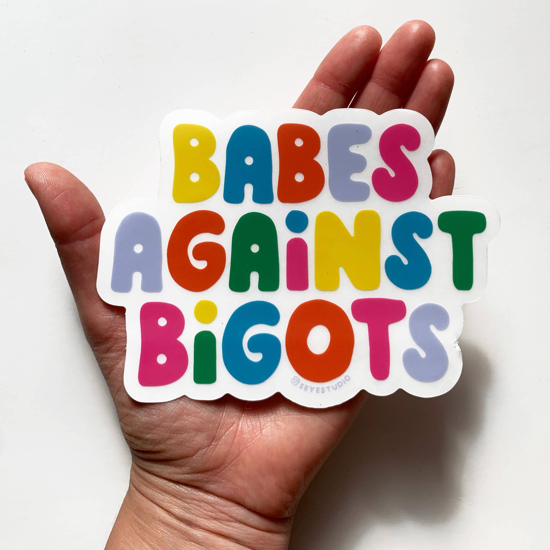 Babes Against Bigots Sticker - DIGS