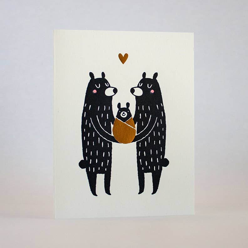 Baby Black Bear Card - DIGS