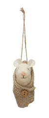 Baby Mouse in Swaddle Ornament - DIGS