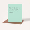Backs Go Out Birthday Card - DIGS