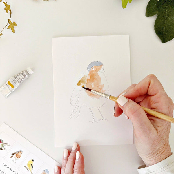 Backyard Birds Paintable Notecards - DIGS