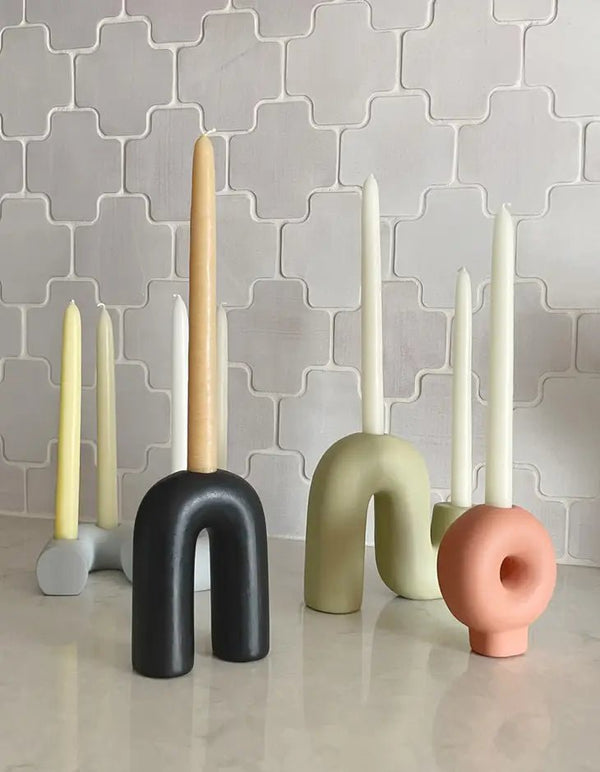 Bagel Taper Candle Holder - DIGS