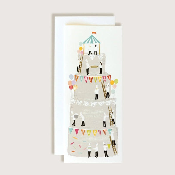 Bakers Tiered Cake Birthday Card - DIGS