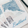 Ballard Neighborhood Map Postcard - DIGS