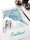 Ballard Neighborhood Map Print - DIGS