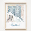 Ballard Neighborhood Map Print - DIGS
