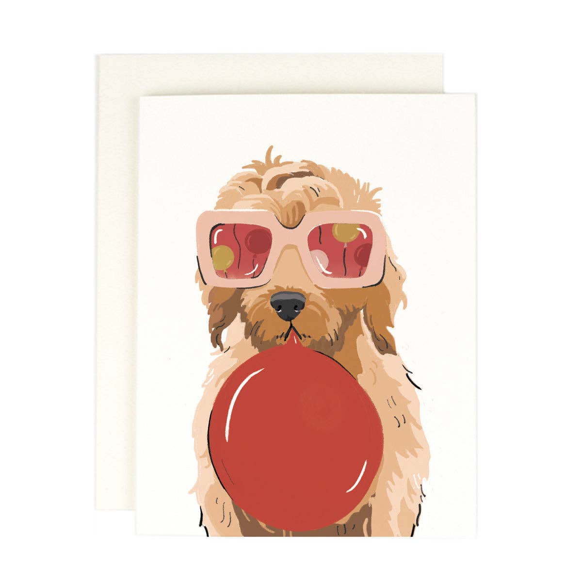 Balloon Doodle Dog Card - DIGS