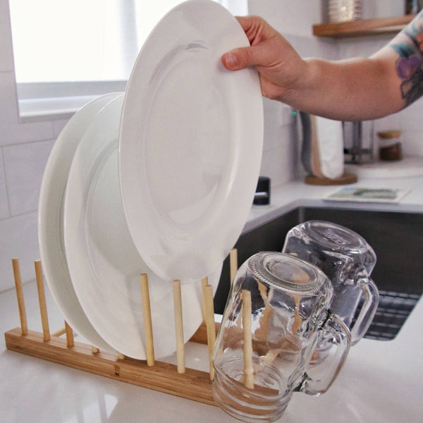 Bamboo Drying & Storage Rack for Kitchen - DIGS