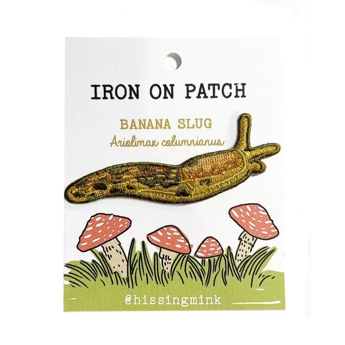 Banana Slug Iron On Patch - DIGS