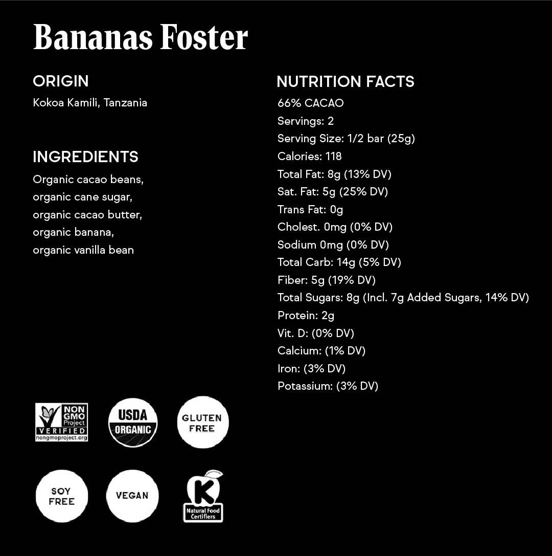 Bananas Foster Chocolate Bar - DIGS