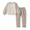 Basic Stripe Sweatshirt & Pants Set - DIGS