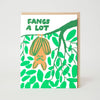 Bat Fangs Thank You Card - DIGS
