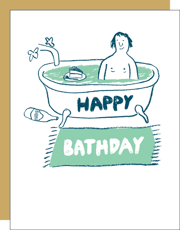 Bathday Card - DIGS