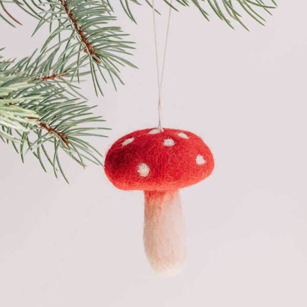 Red Mushroom Ornament