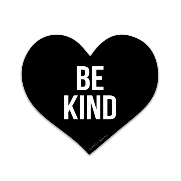 Be Kind Heart Vinyl Sticker - DIGS