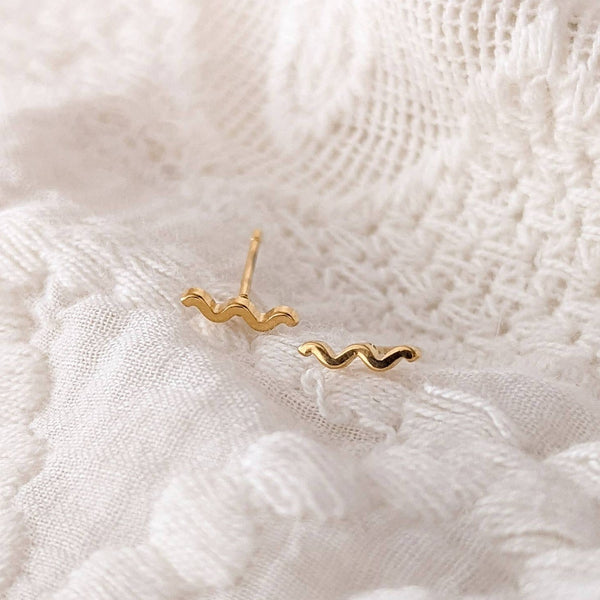 Beach Waves Stud Earring - DIGS