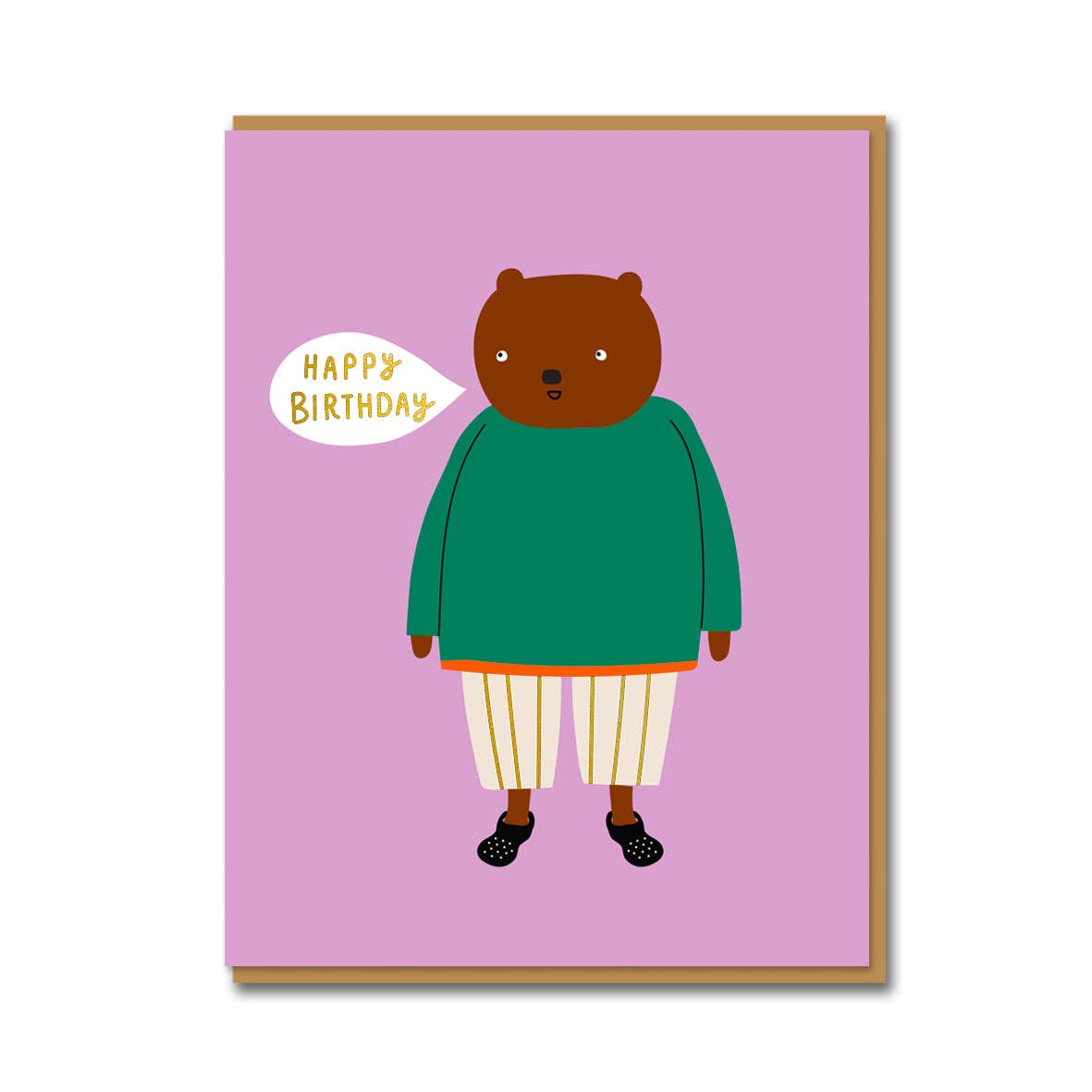 Bear Birthday Card - DIGS