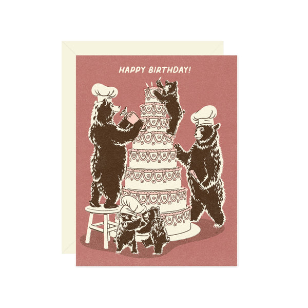 Bear Chefs Birthday Card - DIGS