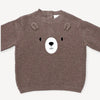 Bear Embroidered Baby Pullover Sweater - DIGS