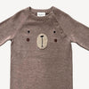 Bear Embroidered Long Sleeve Baby Jumpsuit - DIGS