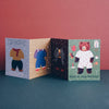 Bear Paper Doll Holiday Card - DIGS