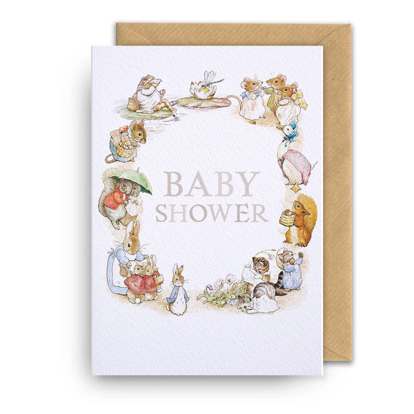 Beatrix Potter Baby Shower Card - DIGS