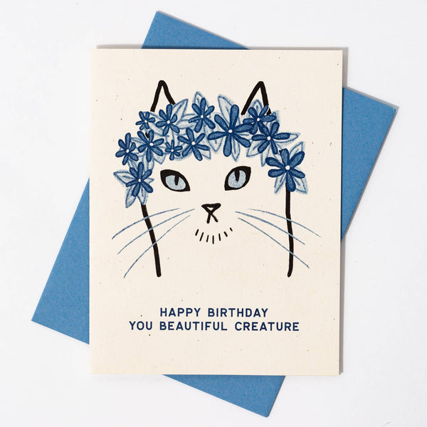 Beautiful Creature Birthday Card - DIGS