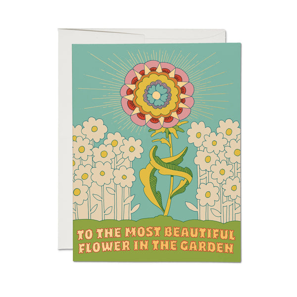 Beautiful Flower Love Card - DIGS