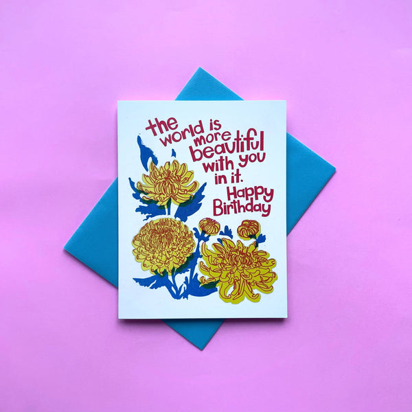 Beautiful Mums Birthday Card - DIGS