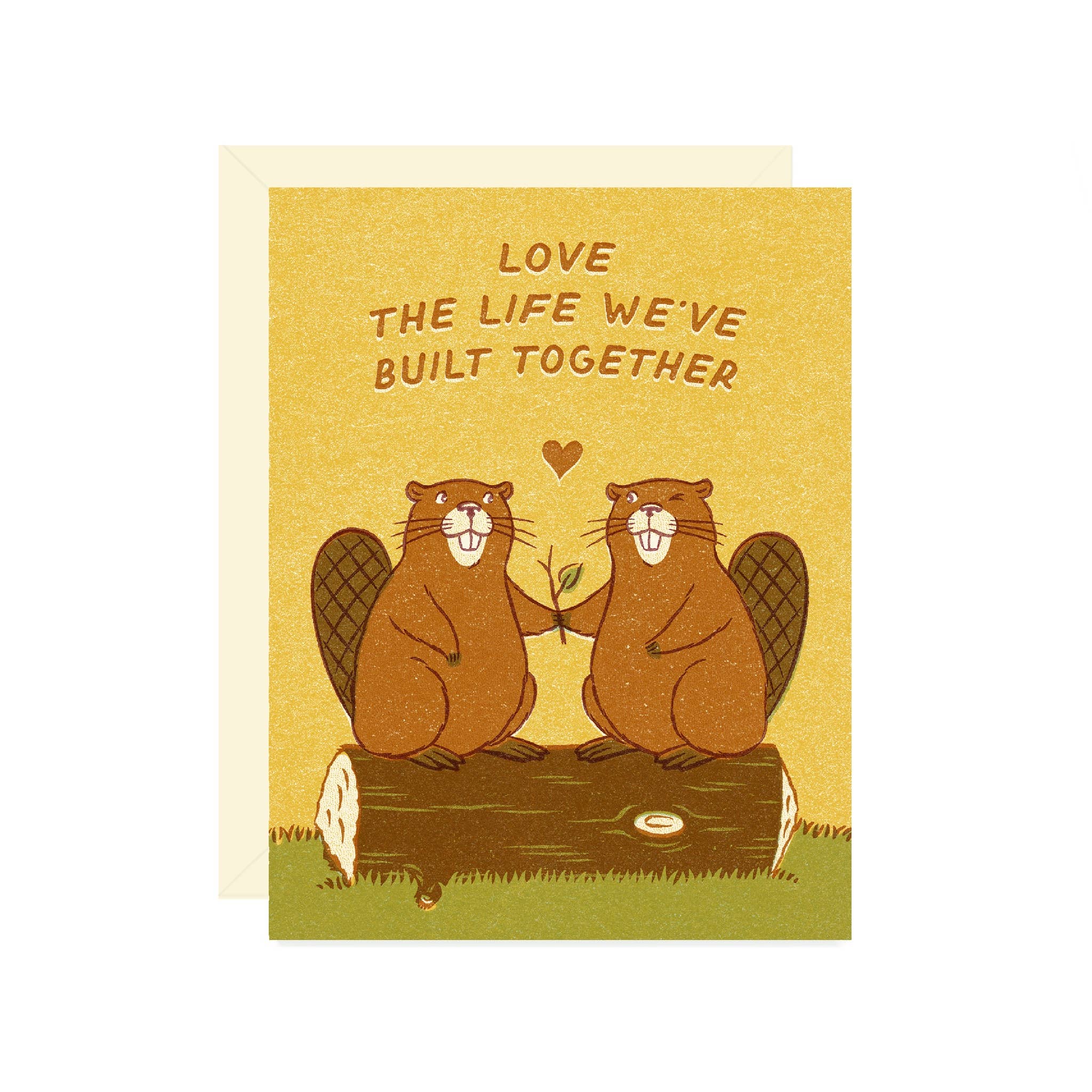 Beavers in Love Card - DIGS