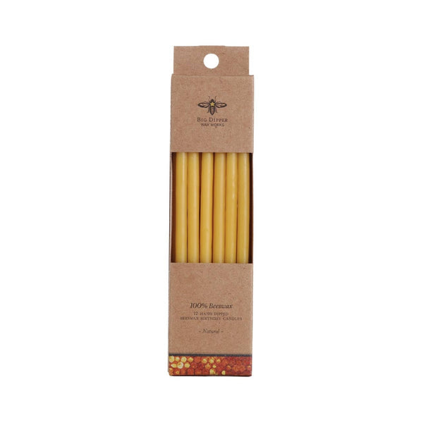 Beeswax Tall Birthday Candles - DIGS