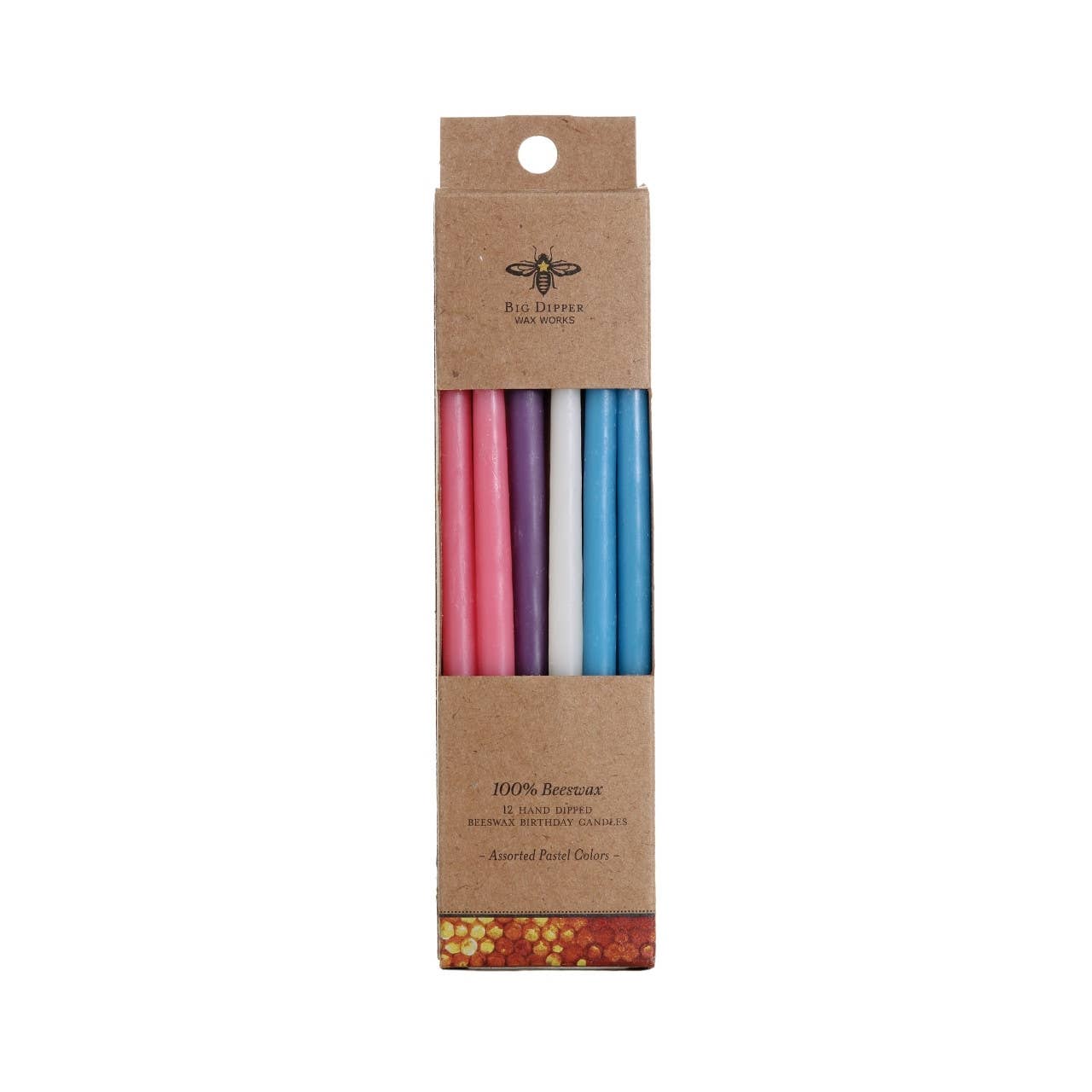 Beeswax Tall Birthday Candles - DIGS
