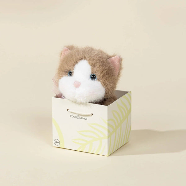 Beige Cat Mini Plush Toy - DIGS