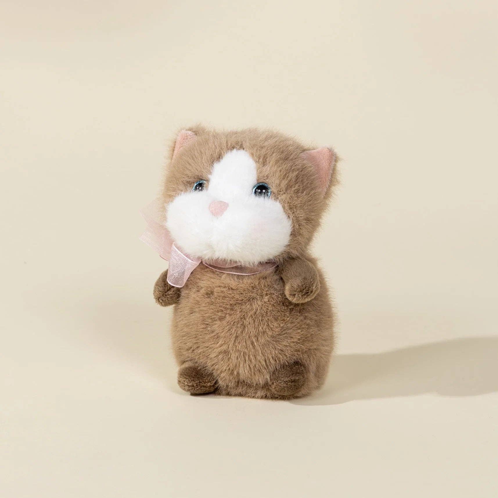 Beige Cat Mini Plush Toy - DIGS