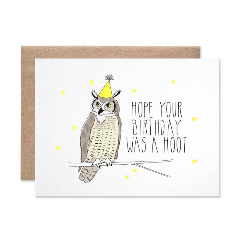 Belated Birthday Owl Card - DIGS
