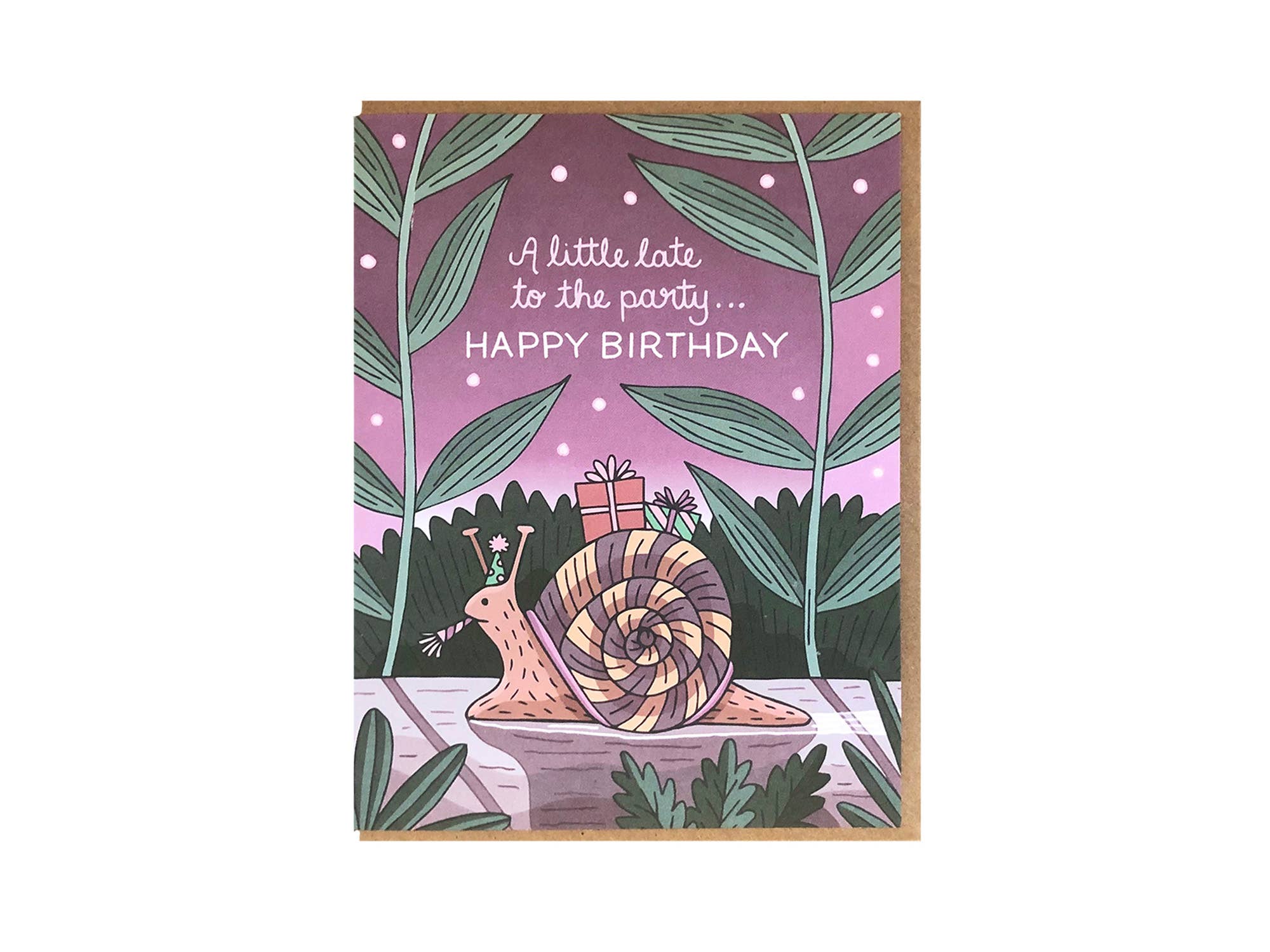 Belated Birthday Snail Card - DIGS