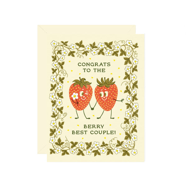 Berry Best Wedding Card - DIGS