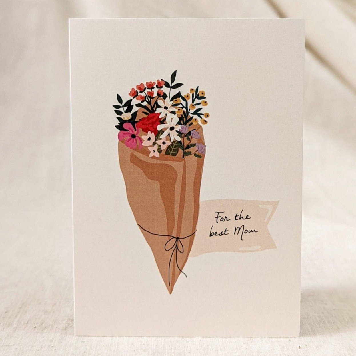 Best Mom Bouquet Card - DIGS