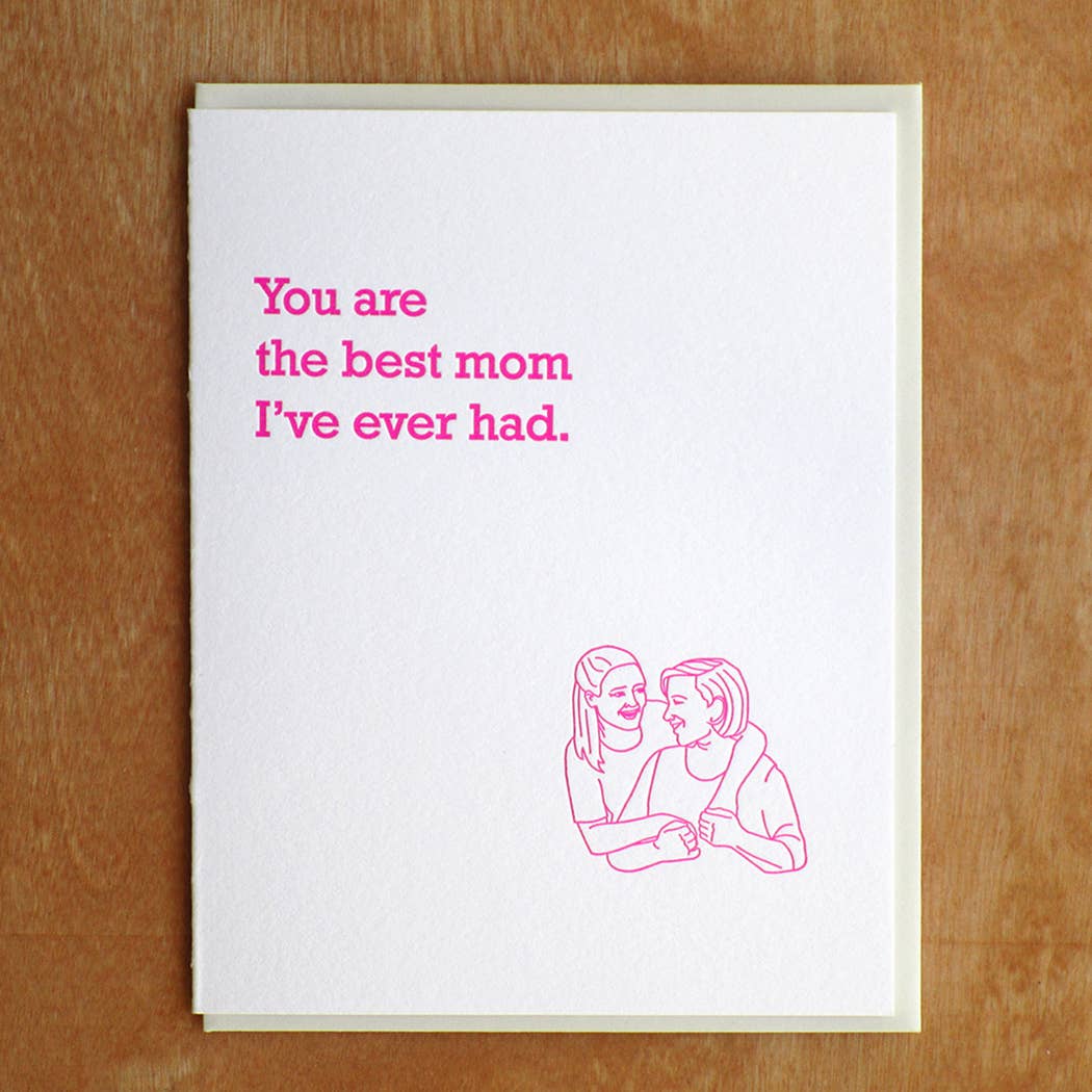 Best Mom I've Had Mother's Day Card - DIGS